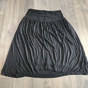 Black Simlu Skirt Size 4XL